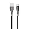 Datový kabel Forever Sleek USB/USB-C 1m 3A černý