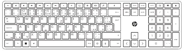 HP 485 Comfort/Drátová USB/CZ-SK layout/Černá