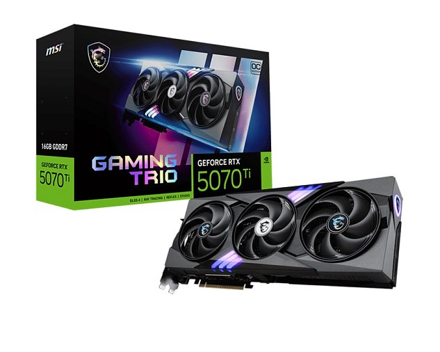 MSI RTX 5070 Ti 16G GAMING TRIO OC PLUS