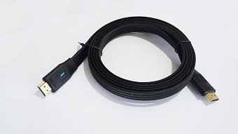 TB HDMI Kabel v 2.1 flat black 2m