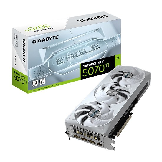 GIGABYTE RTX™ 5070 Ti EAGLE OC ICE SFF 16G