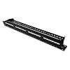 DATACOM Patch panel 19" UTP 24 port CAT6 DUAL 1U BK (4x6p) VL