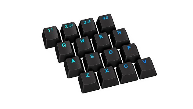 Endorfy set kláves KC124 BK Dbl. Shot
