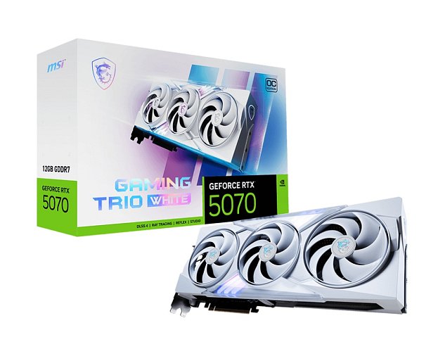 MSI RTX 5070 12G GAMING TRIO OC WHITE