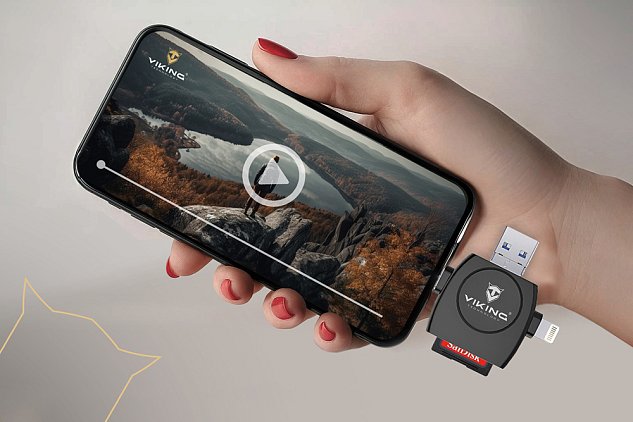 VIKING ČTEČKA PAMĚŤOVÝCH KARET V4 USB3.0 4V1 bílá