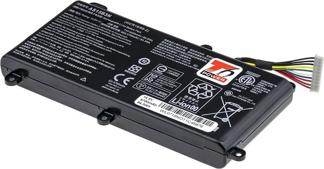 Baterie T6 power Acer Predator 15 G9-591, G9-592, 17 G9-791, G9-792, GX-791, 6000mAh, 88Wh, 8cell