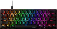 HyperX 60 Alloy Origins AQU/Drátová USB/US layout/Černá