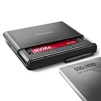 AXAGON ADSA-CC USB-C 10Gbps - NVMe M.2 SSD & SATA 2.5 AXAGON ADSA-CC USB-C 10Gbps - NVMe M.2 SSD & SATA 2.5