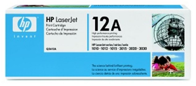 HP inteligentní tisková kazeta černá, Q2612A