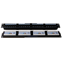 DATACOM Patch panel 24x RJ-45,Cat5e UTP,1U, 19