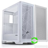 EVOLVEO Ptero Q2W, 2x čelní panel: sklo/mřížka, EVOLVEO Ptero Q2W, 2x čelní panel: sklo/mřížka,