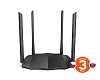 Tenda AC8 WiFi AC Gigabit Router 1200Mb/s, 1x GWAN, 3x GLAN, 4x 6dBi antény, WISP, Uni.Repeater, APP