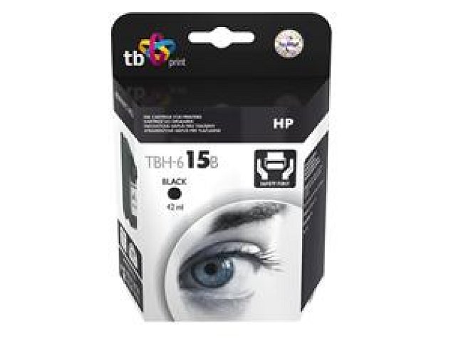 Ink. kazeta TB kompat. s HP C6615DE (No.15) Black