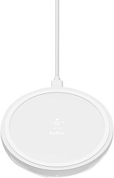 BELKIN 10W bezdrátová nabíječka se zdrojem a kabelem, bílá