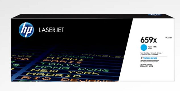 HP Azurová originální tonerová kazeta HP 659X