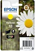 Epson Singlepack Yellow 18 Claria Home Ink