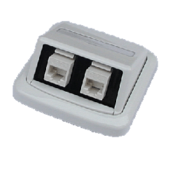 Dvojzásuvka ABB TANGO 2xRJ45 Cat5e UTP bílá