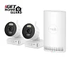 iGET HGNVK88002P - bateriový bezdrátový WiFi set FullHD 1080p, 8CH NVR + 2x FullHD kamera, aplikace