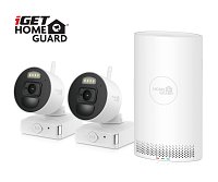 iGET HGNVK88002P - bateriový bezdrátový WiFi set FullHD 1080p, 8CH NVR + 2x FullHD kamera, aplikace iGET HGNVK88002P - bateriový bezdrátový WiFi set FullHD 1080p, 8CH NVR + 2x FullHD kamera, aplikace