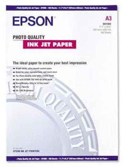 EPSON A3,Photo Quality Inkjet Paper (100listů)