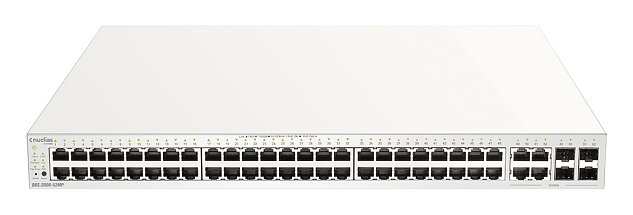 D-Link DBS-2000-52MP 52xGb PoE+ Nuclias Smart Managed Switch 4x1G Combo Ports,370W (With 1 Year Lic)