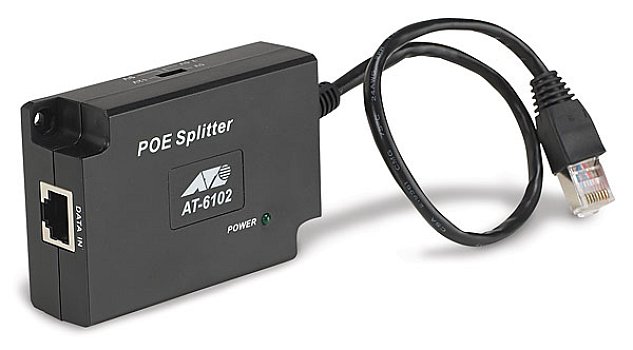 Allied Telesis  Gb POE Splitter,802.3af AT-6102G