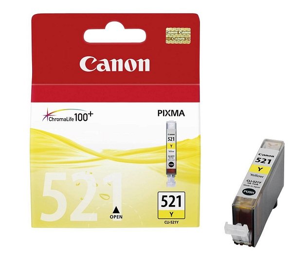 Canon CLI-521Y, žlutý