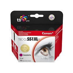Ink. kazeta TB kompat. s Canon CLI-551XL MG Magent