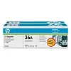 HP tisková kazeta černá, 2-pack CB436AD
