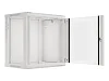 Nástěnný rack 19'' 12U 600X450mm šedý flat pack