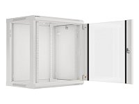 Nástěnný rack 19'' 12U 600X450mm šedý flat pack