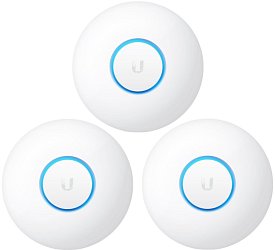 UBNT UAP-nanoHD-3 - Compact UniFi Wave2 AC AP, bez PoE adaptéru, 3-pack