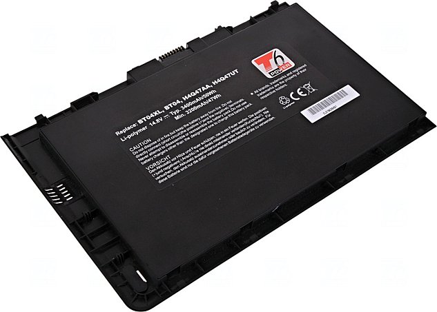 Baterie T6 power HP EliteBook 9470m serie, 3400mAh, 50Wh, 4cell, Li-pol