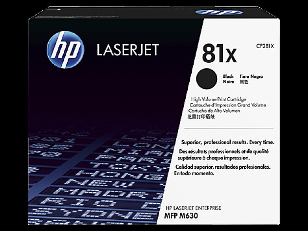 HP 81X tisková kazeta černá velká, CF281X