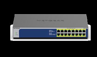 NETGEAR 16PT GIGE UNMNGED SWTCH W/ POE+