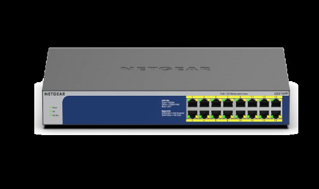 NETGEAR 16PT GIGE UNMNGED SWTCH W/ POE+