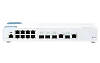 QNAP řízený switch QSW-M408-2C (12portů: 8x Gigabit port + 4x 10G SFP+ /2x 10GbE kombo porty)