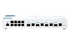 QNAP řízený switch QSW-M408-4C (12 portů: 8x Gigabit port + 4x 10G SFP+ / 10GbE kombo porty)