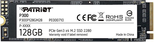 PATRIOT P300/128GB/SSD/M.2 NVMe/3R