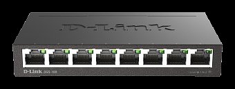 D-Link DGS-108 kovový 8-port 10/100/1000 Switch