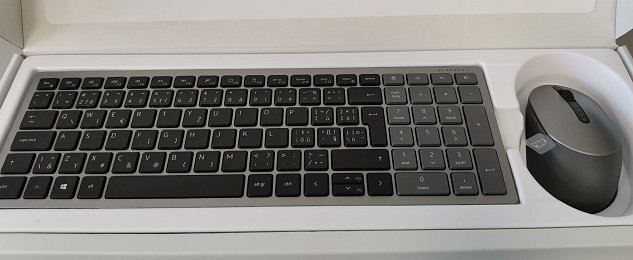 Dell Multi-Device Wireless Combo KM7120W CZ/SK - Titan Gray - SET bezdrátové klávesnice a myši