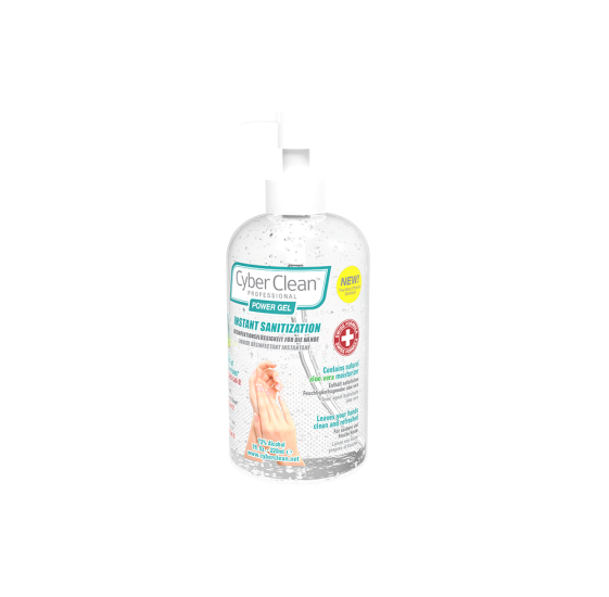 CyberClean POWER GEL - instant liquid sanitizer 7 oz / 220 ml (47029)