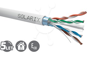 Instalační kabel Solarix CAT6 FTP PVC 500m/špulka