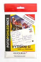 Fotopohlednice 250g/m2, 10x15 cm, glossy, 5ks/bal