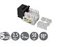 Keystone Solarix CAT5E UTP RJ45 černý svorkovnice