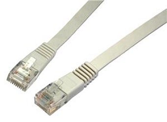SOLARIX patch kabel plochý CAT5E UTP LSOH 7m šedý SOLARIX patch kabel plochý CAT5E UTP LSOH 7m šedý