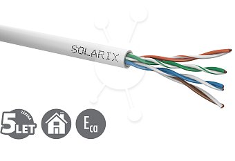 Instalační kabel Solarix CAT5E UTP PVC 500m/box