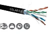 Venkovní inst. kabel Solarix CAT6 FTP PE 500m drát
