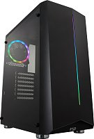 FSP/Fortron ATX Midi Tower CMT151 Black, průhledná bočnice, 1 x A. RGB LED 120 mm ventilátor FSP/Fortron ATX Midi Tower CMT151 Black, průhledná bočnice, 1 x A. RGB LED 120 mm ventilátor