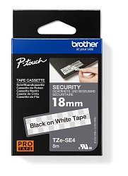 TZ-SE4,  bílá / černá - security tape